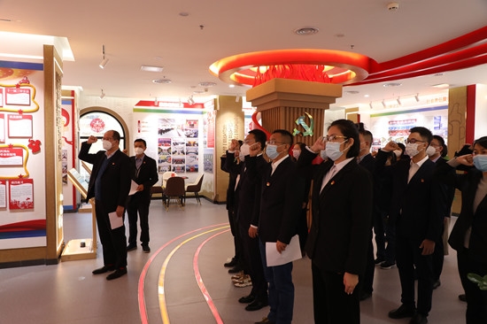 中國環保舉行新黨員入黨宣誓儀式